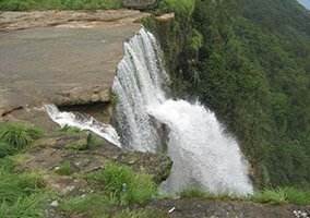 Dain Thlen falls famous waterrfalls in Cherraunji