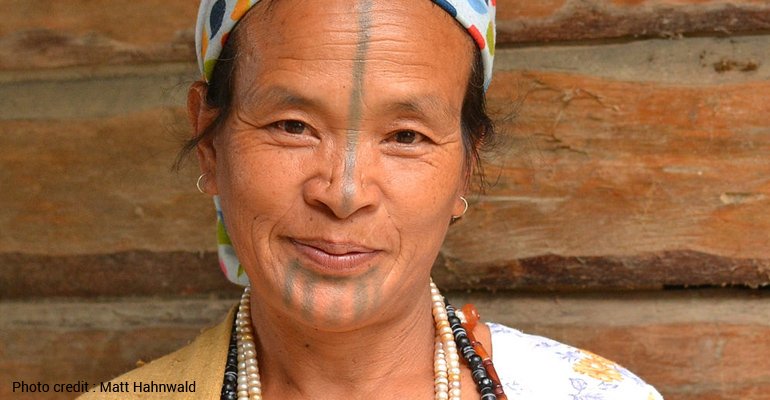 Tattooed Apatani women | Arunachal Pradesh Tribal Tour 