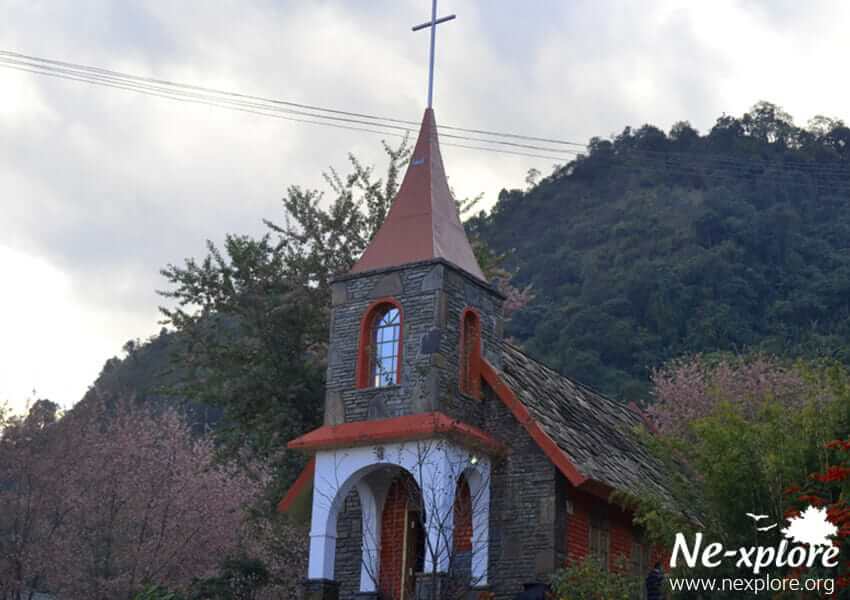 beautiful church at kisama village