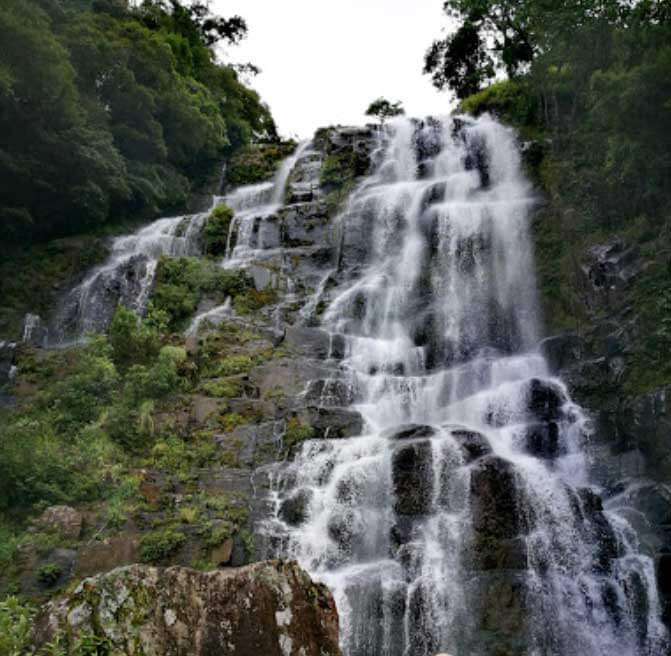 Tyrshi Falls, Monsoon in Meghalaya