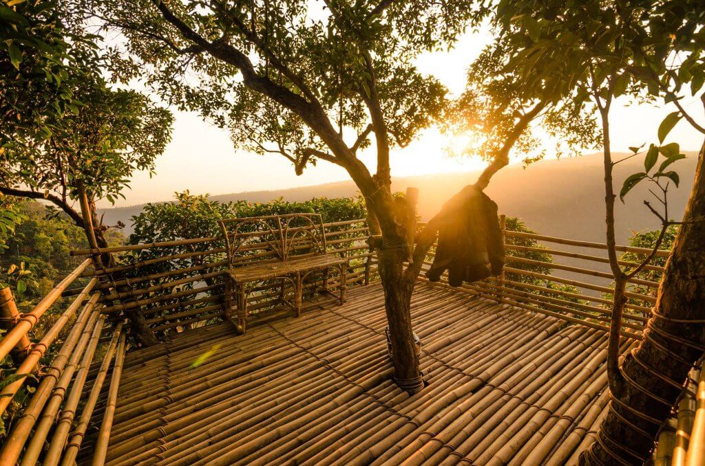 Bamboo tree house of Nohweet village, Offbeat Meghalaya